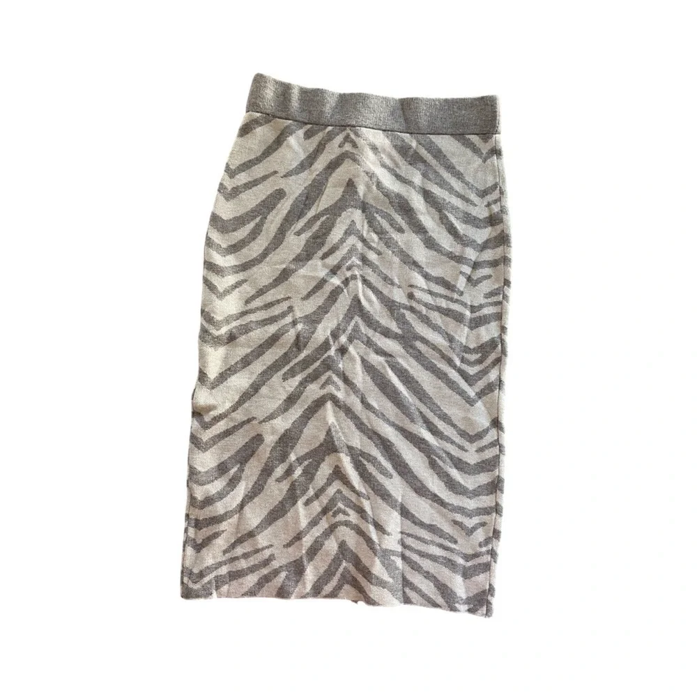 Carmen Marc Valvo Printed Sweater Knit Skirt NWT Size XS